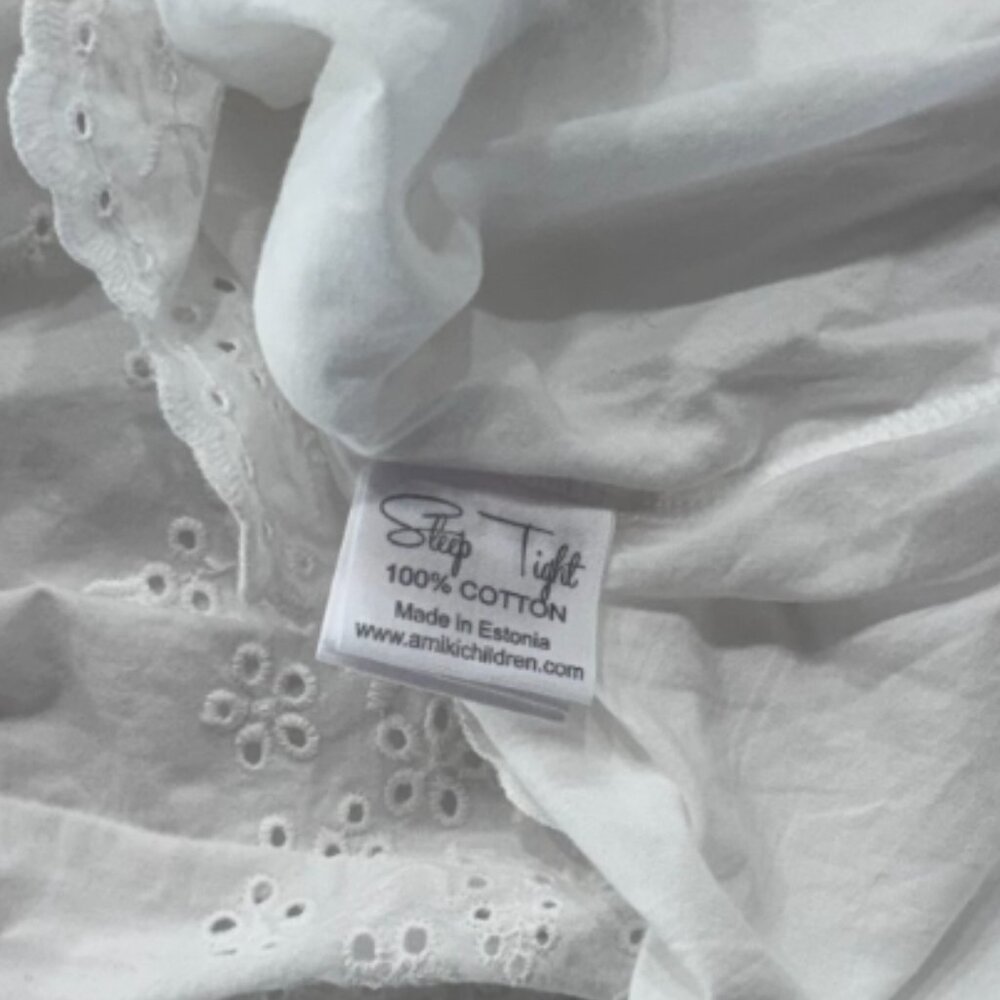 AMIKI - NIGHTGOWN - 100% COTTON - WHITE  - NEW NO TAG - Picture 4 of 4